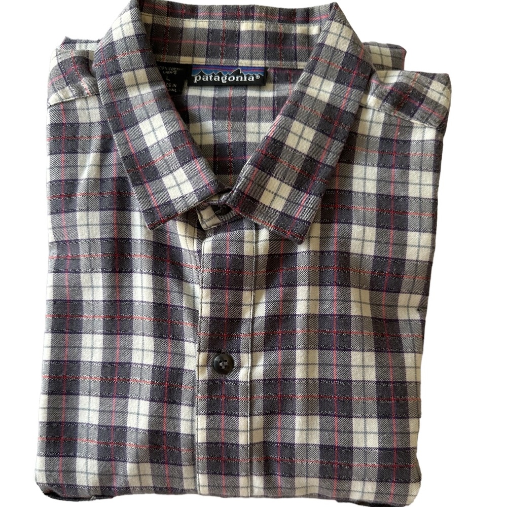 Mens Patagonia Long Sleeve Shirt Large EUC